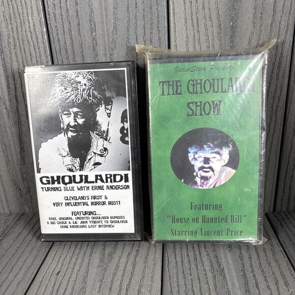 2 Ghoulardi VHS Science Fiction Suspense Horror Movie Ernie Anderson (ok cond.) - Picture 1 of 14